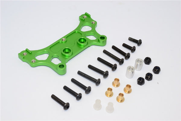 Tamiya M1025 Hummer Aluminum Rear Damper Mount - 1Pc Set Green