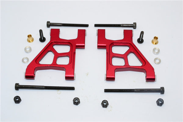 Tamiya M1025 Hummer Aluminum Rear Lower Arm - 1Pr Red