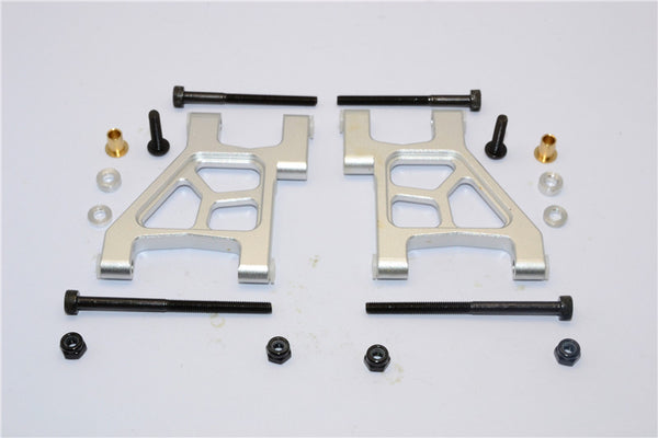 Tamiya M1025 Hummer Aluminum Rear Lower Arm - 1Pr Silver