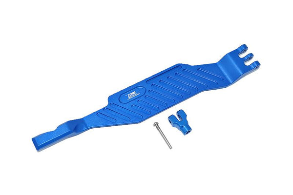 Traxxas Hoss 4X4 VXL (90076-4) Aluminum Battery Hold-Down - 3Pc Set Blue