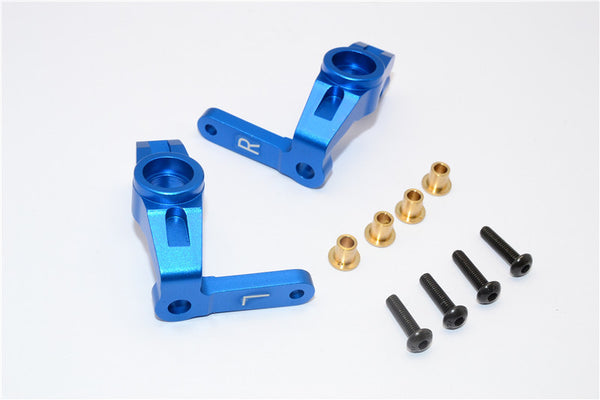 Vaterra K5 Blazer Ascender Aluminum Front Knuckle Arm - 1Pr Set Blue