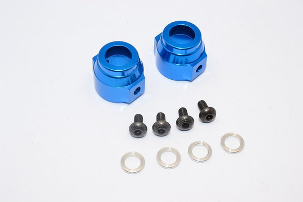 Vaterra K5 Blazer Ascender Aluminum Rear Hub Carrier - 1Pr Set Blue