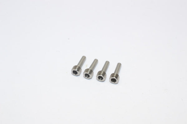 Vaterra K5 Blazer Ascender Steel Screws For Hex Adapter - 4Pcs Silver