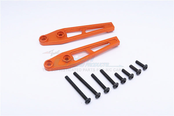 Vaterra K5 Blazer Ascender Aluminum Rear Bumper Mount - 2Pcs Set Orange