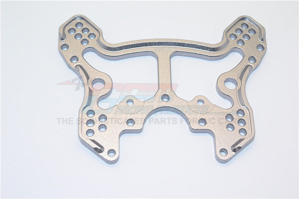 Thunder Tiger Truck K-ROCK MT4-G5 Brushless Aluminum Rear Adjustable Damper Tower - 1Pc Gray Silver