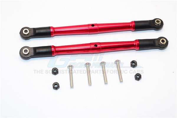 Thunder Tiger Truck K-ROCK MT4-G5 Aluminum Rear Tie Rods - 1Pr Set Red
