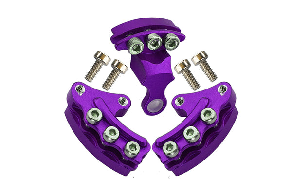Kyosho Motorcycle NSR500 Aluminum Brake Rotor Mount - 3Pcs Set Purple