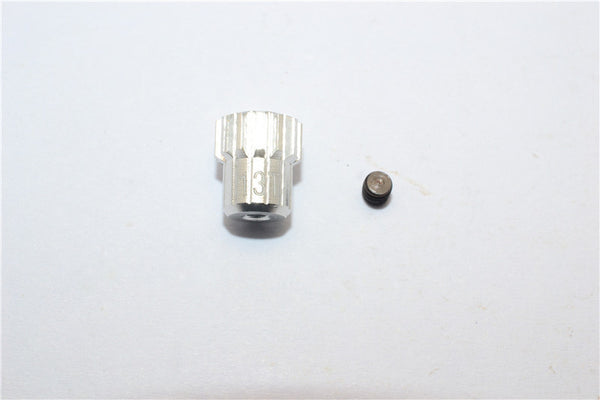 Kyosho Motorcycle NSR500 Kyosho Motorcycle NSR500 Aluminum Motor Gear (13T) - 1Pc Set Silver