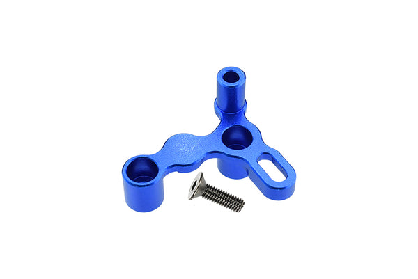 Kyosho Motorcycle NSR500 Aluminum Motor Connecting Mount - 1Pc Set Blue