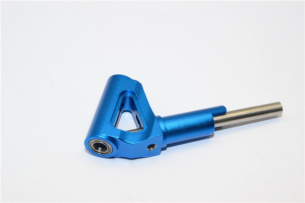 Kyosho Motorcycle NSR500 Aluminum Steering Post With Bearings - 1Pc Set Blue