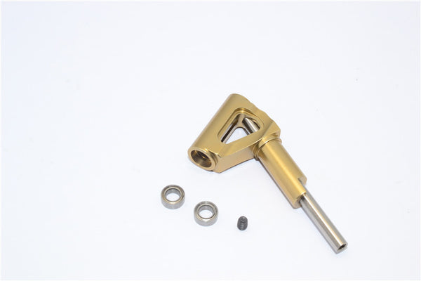 Kyosho Motorcycle NSR500 Aluminum Steering Post With Bearings - 1Pc Set Titanium