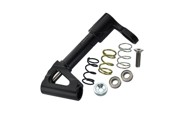 Kyosho Motorcycle NSR500 Aluminum Steering Post With Springs & Bearings - 1 Set Black
