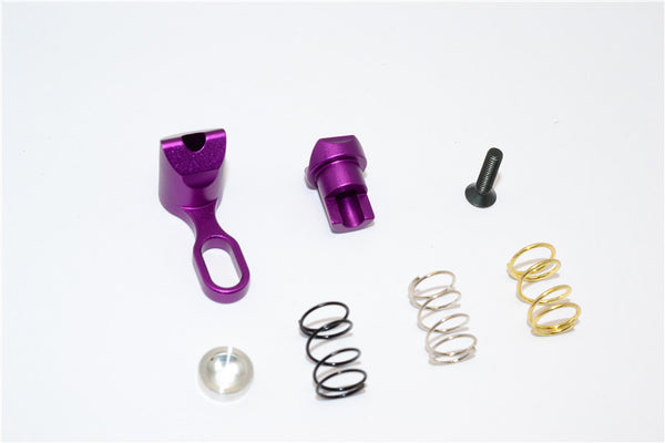 Kyosho Motorcycle NSR500 Aluminum Steering Assembly - 2Pcs Purple