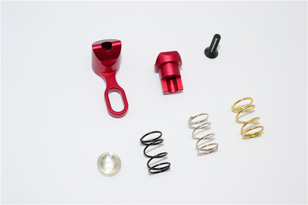 Kyosho Motorcycle NSR500 Aluminum Steering Assembly - 2Pcs Red