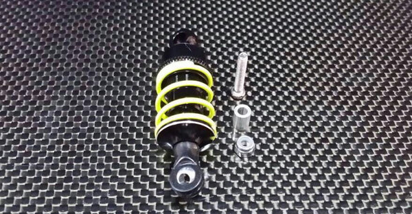 Kyosho Motorcycle NSR500 Aluminum Drive Shock With Screw & Aluminum Collars - 1Pc Set Black