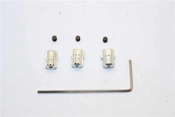 Kyosho Motorcycle NSR500 Aluminum Motor Gear (11T, 12T, 13T) - 3Pcs Set Silver