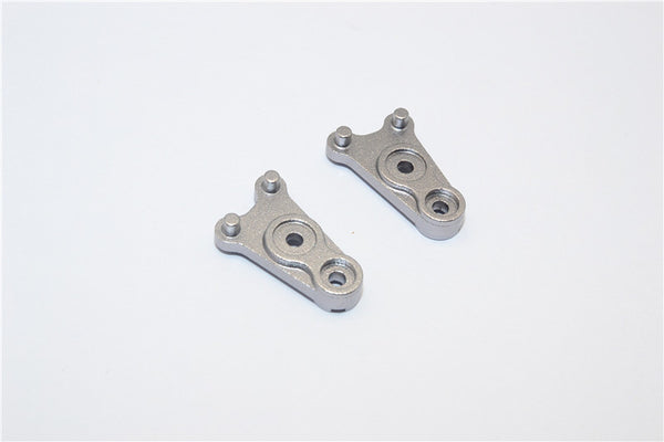 Kyosho Motorcycle NSR500 Aluminum Footrest - 1Pr Set Gray Silver