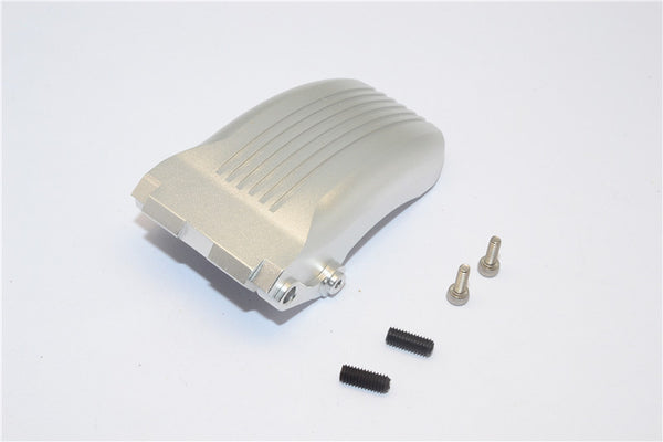 Kyosho Motorcycle NSR500 Aluminum Rear Wheel Fender - 1Pc Set Silver