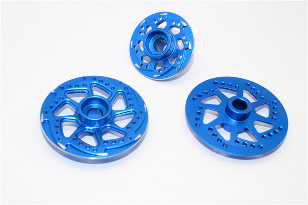 Kyosho Motorcycle NSR500 Aluminum Brake Disk Plate (8 Poles) - 3Pcs Set Blue
