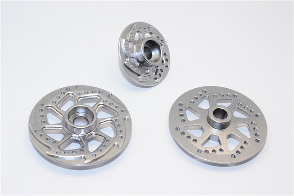 Kyosho Motorcycle NSR500 Aluminum Brake Disk Plate (8 Poles) - 3Pcs Set Gray Silver