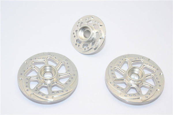 Kyosho Motorcycle NSR500 Aluminum Brake Disk Plate (8 Poles) - 3Pcs Set Silver