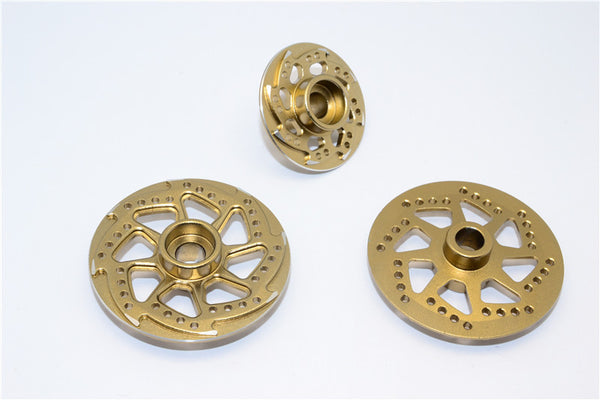 Kyosho Motorcycle NSR500 Aluminum Brake Disk Plate (8 Poles) - 3Pcs Set Titanium