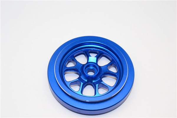 Kyosho Motorcycle NSR500 Aluminum Front Wheel (6 Spoke) - 1Pc Blue