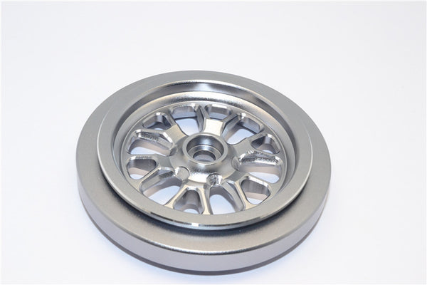 Kyosho Motorcycle NSR500 Aluminum Front Wheel (6 Spoke) - 1Pc Gray Silver