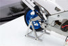 Kyosho Motorcycle NSR500 Aluminum Rear Wheel Holder - 1 Set Blue