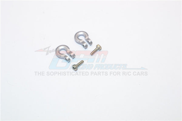 Thunder Tiger Kaiser XS Aluminum U Shape Hook - 2Pcs Set Gray Silver