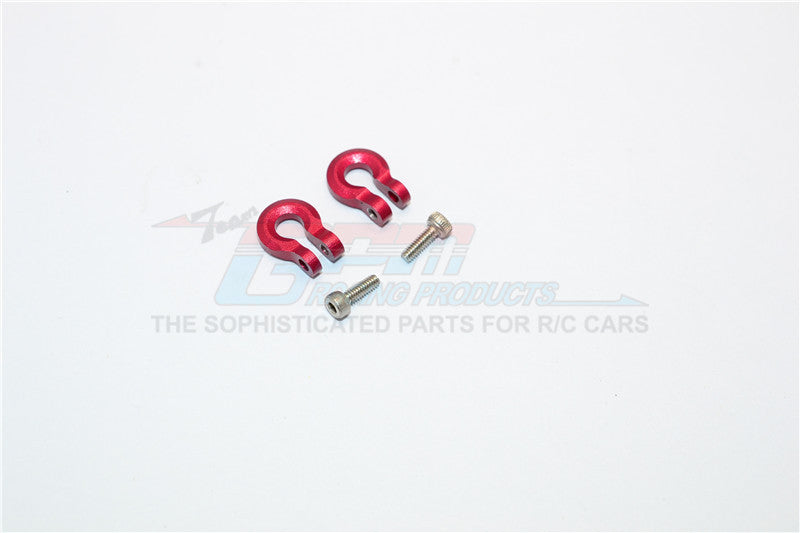 Thunder Tiger Kaiser XS Aluminum U Shape Hook - 2Pcs Set Red