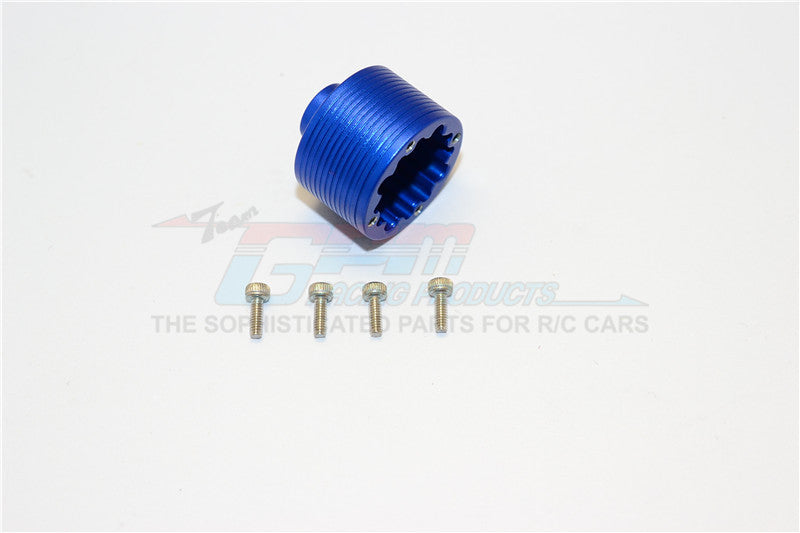 Thunder Tiger Kaiser XS Aluminum Differential Casing - 1 Set Blue