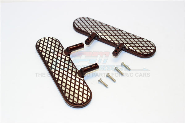 Thunder Tiger Kaiser XS Aluminum Exterior Trail (Diamond Silver) - 1Pr Set Brown