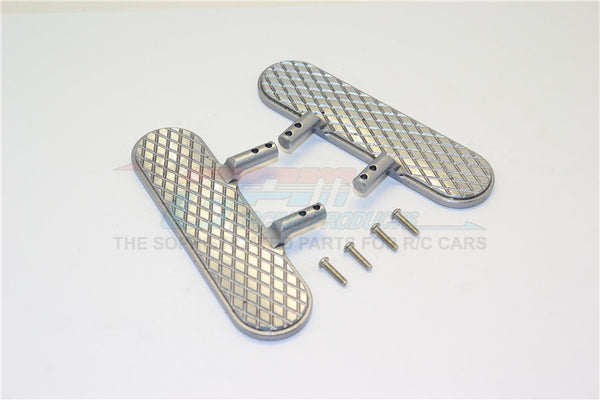 Thunder Tiger Kaiser XS Aluminum Exterior Trail (Diamond Silver) - 1Pr Set Gray Silver