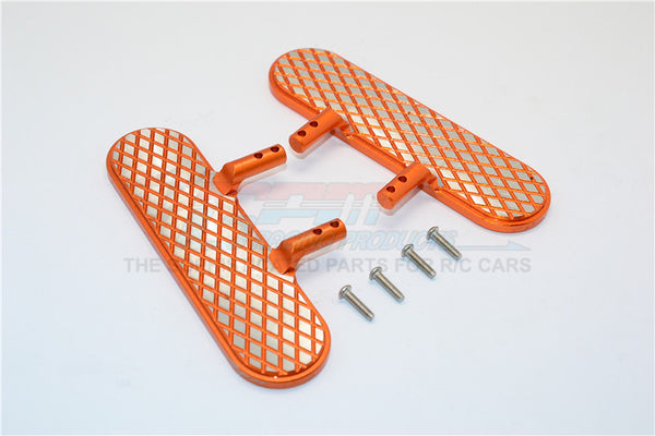 Thunder Tiger Kaiser XS Aluminum Exterior Trail (Diamond Silver) - 1Pr Set Orange