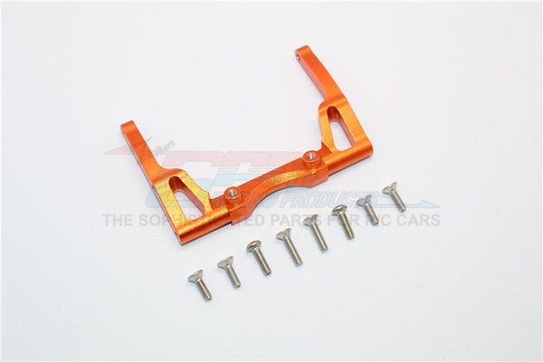 Thunder Tiger Kaiser XS Aluminum Front/Rear Chassis Stabilized Mount - 1Pc Set Orange