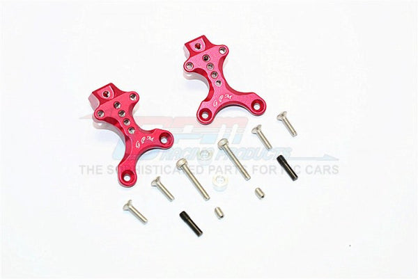 Thunder Tiger Kaiser XS Aluminum Front/Rear Adjustable Shock Mount - 2Pcs Set Red