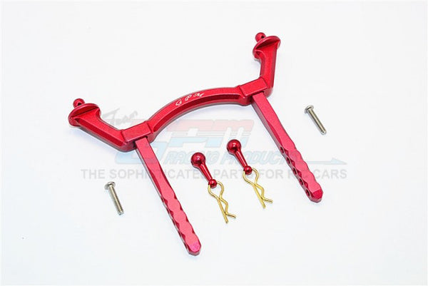Thunder Tiger Kaiser XS Aluminum Rear Body Post Mount - 1 Set Red