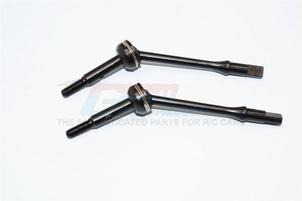 Thunder Tiger Kaiser XS Steel#45 Front CVD Drive Shaft - 1Pr Black