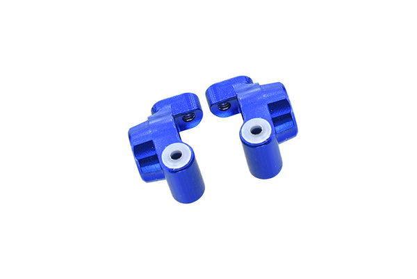 Losi 1/18 Mini-T 2.0 2WD Stadium Truck Aluminum Rear Knuckle Arm - 2Pc Set Blue