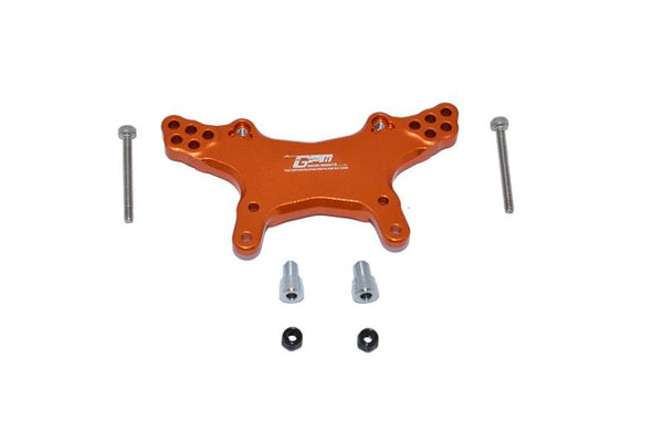Losi 1/18 Mini-T 2.0 2WD Stadium Truck Aluminum Front Damper Mount - 1Pc Set Orange