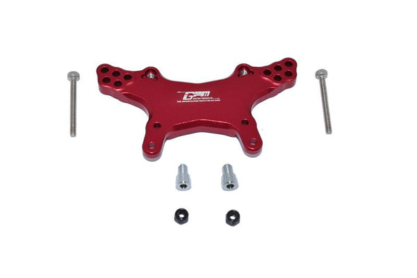 Losi 1/18 Mini-T 2.0 2WD Stadium Truck Aluminum Front Damper Mount - 1Pc Set Red