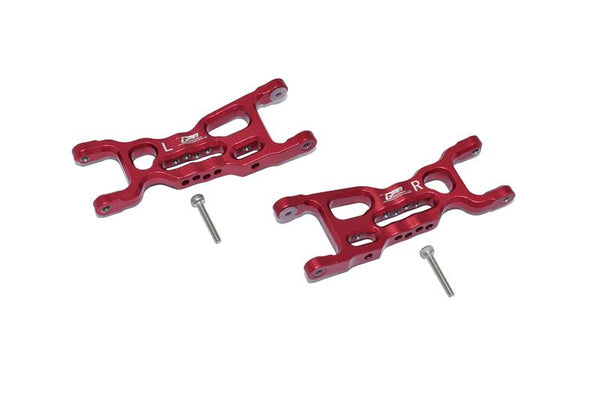 Losi 1/18 Mini-T 2.0 2WD Stadium Truck Aluminum Front Lower Arms - 2Pc Set Red
