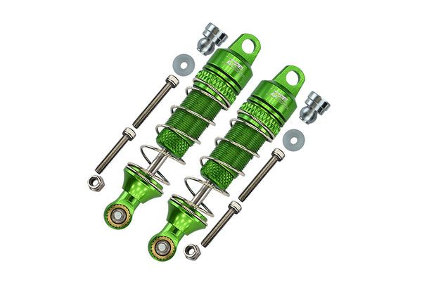 Losi 1/18 Mini-T 2.0 2WD Stadium Truck Aluminum Rear Spring Dampers (60mm) - 2Pc Set Green