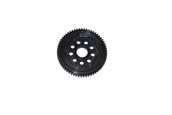 Losi 1/18 Mini-T 2.0 2WD Stadium Truck Harden Steel #45 Spur Gear 61T - 1Pc Set Black