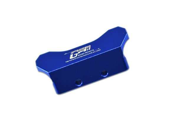 Losi 1/18 Mini-T 2.0 2WD Stadium Truck Upgrade Parts Aluminium Rear Bumper - 1Pc Set Blue