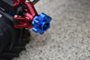 Aluminum Hex Adapters Converter (+5mm) For Losi 1:8 LMT 4WD Solid Axle Monster Truck LOS04022 / LMT Grave Digger / Son-uva Digger LOS04021 / TLR Tuned LMT Kit LOS04027 Upgrades - 14Pc Set Blue