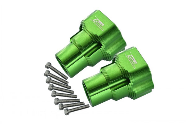 Aluminum Rear Knuckle Arm For Losi 1:8 LMT 4WD Solid Axle Monster Truck LOS04022 / LMT Mega Truck Brushless LOS04024 / LMT Grave Digger / Son-uva Digger LOS04021 Upgrades - 10Pc Set Green