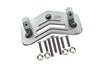 Losi 1/8 LMT 4WD Solid Axle Monster Truck Upgrade Parts Aluminum Servo Mount - 12Pc Set Silver