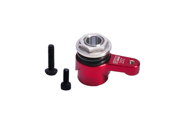 Aluminum 7075 25T Servo Horn With Built-In Spring For Losi 1/18 Mini LMT 4X4 Brushed Monster Truck RTR-LOS01026 Upgrade Parts - Red
